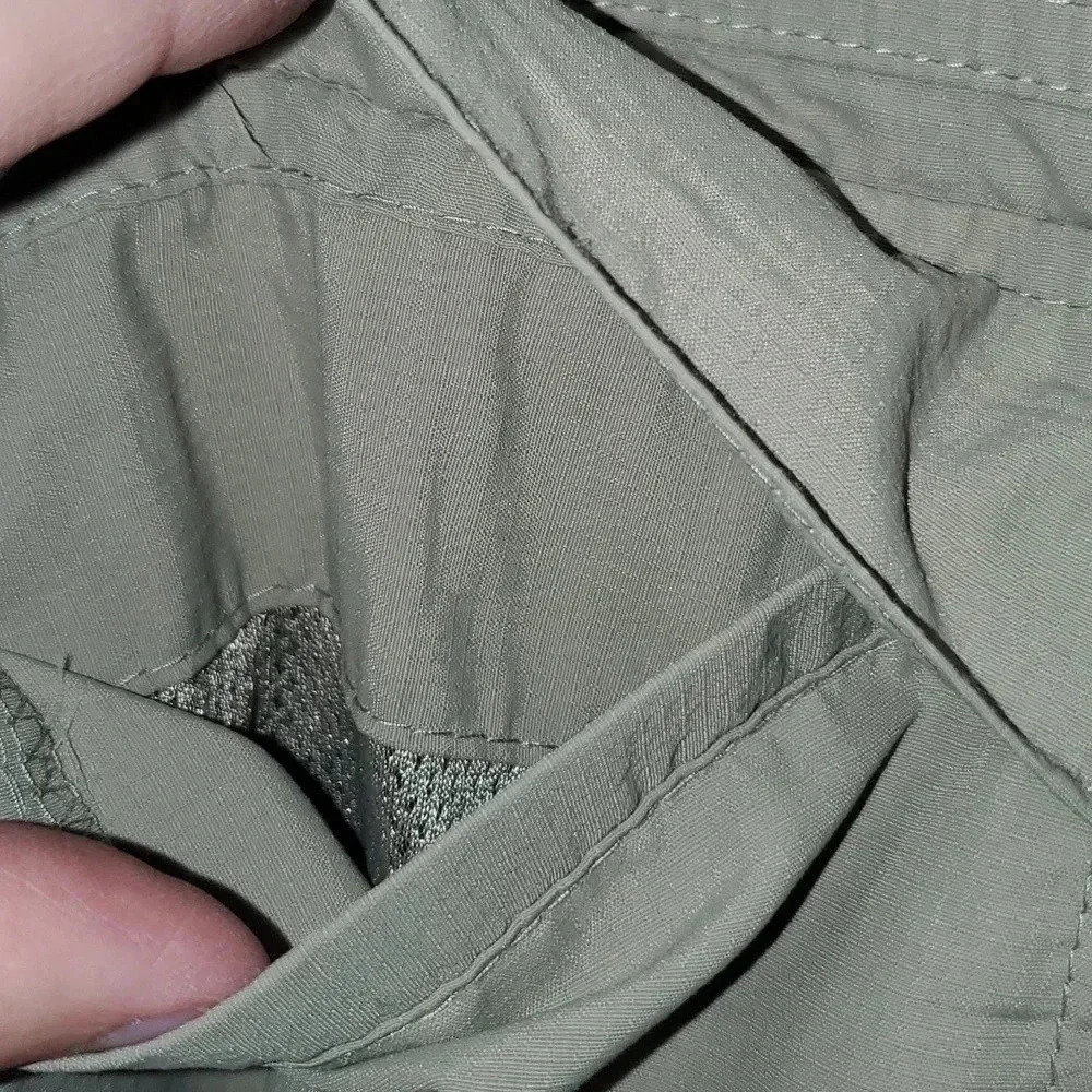 Men's Columbia Cargo Flat Front Khaki Shorts Size 36 Inseam 10 - Picture 8 of 11